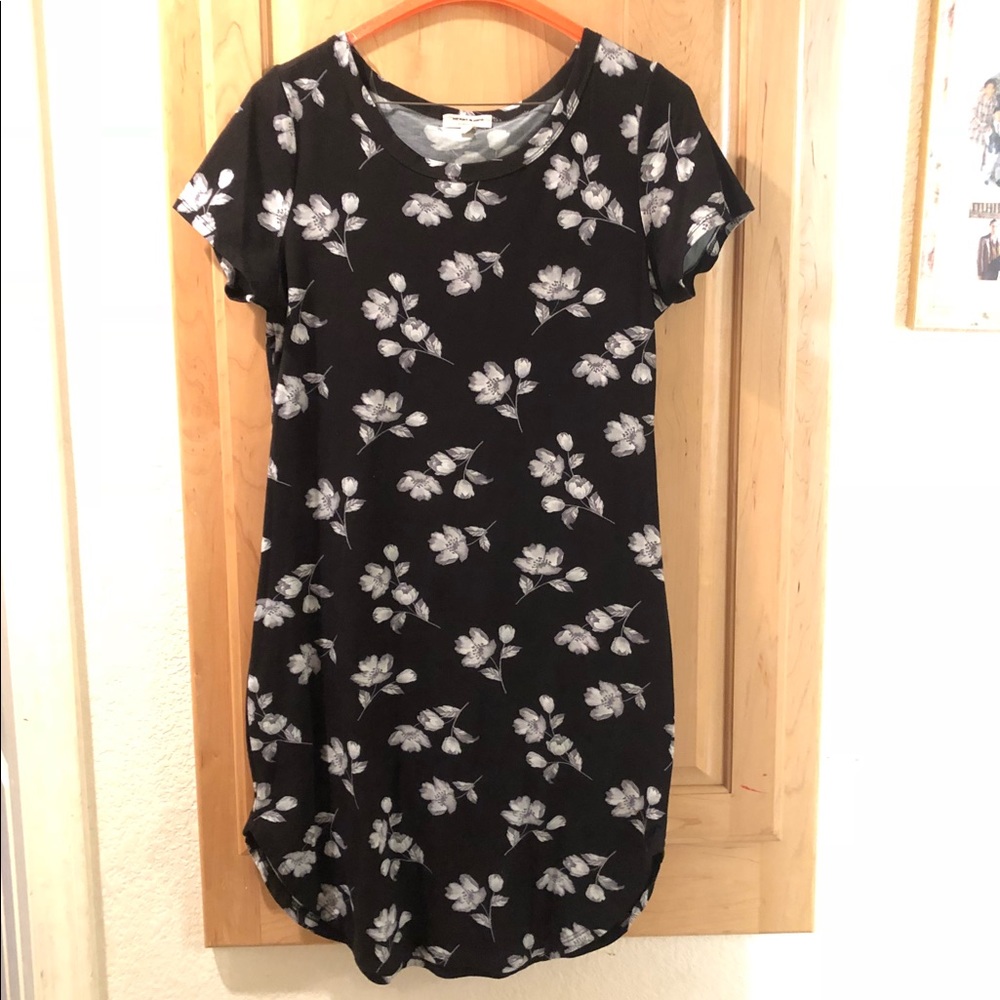 Floral Bodycon T-shirt Dress